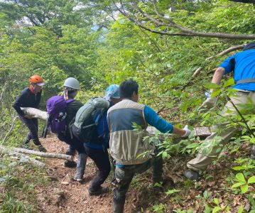 第1回チブリ尾根登山道整備