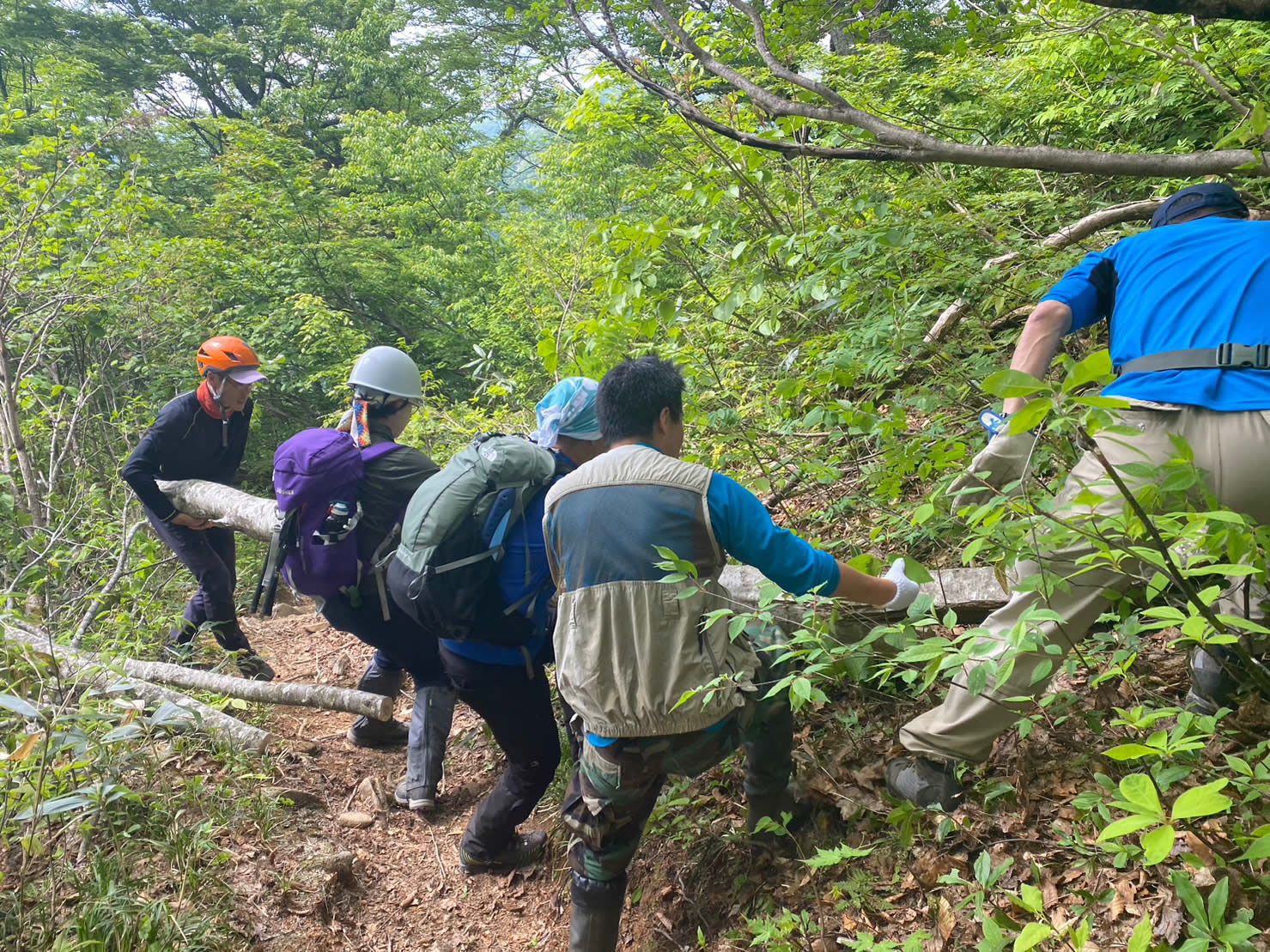 第1回チブリ尾根登山道整備